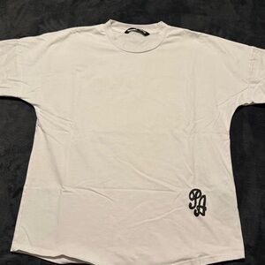 Palm Angels White Short Sleeve Tee